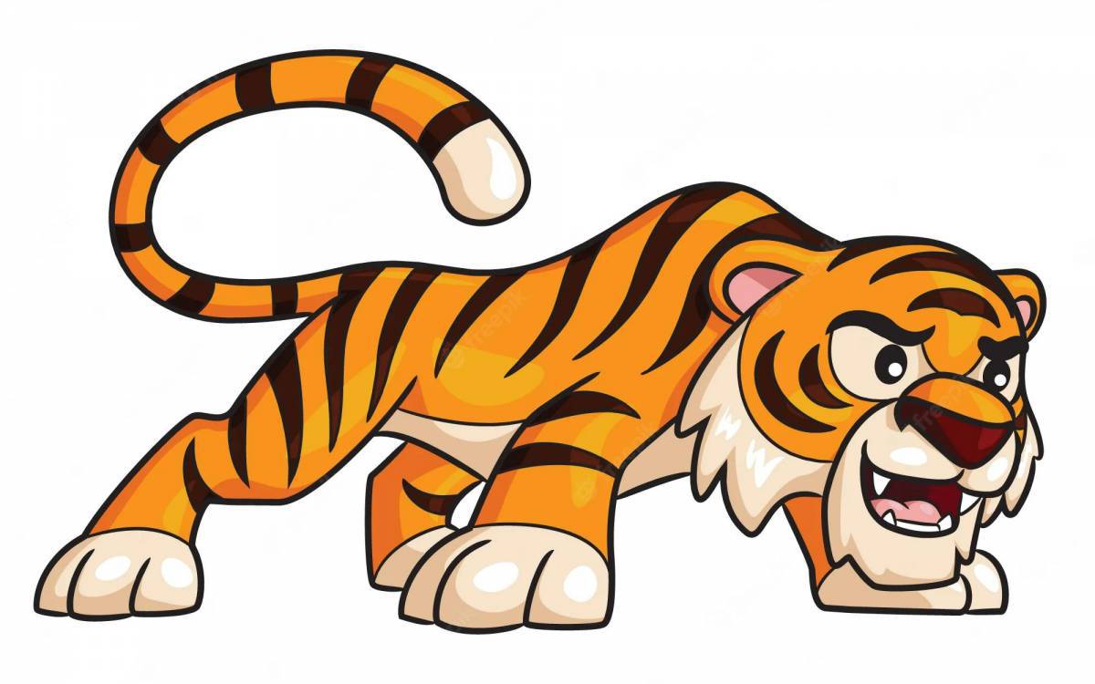 Тигр для детей #16