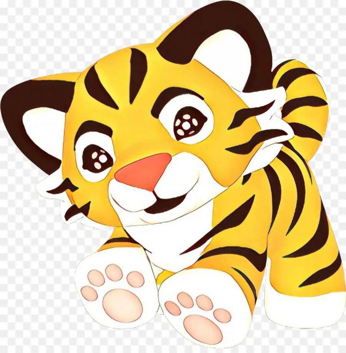 Тигр для детей #21