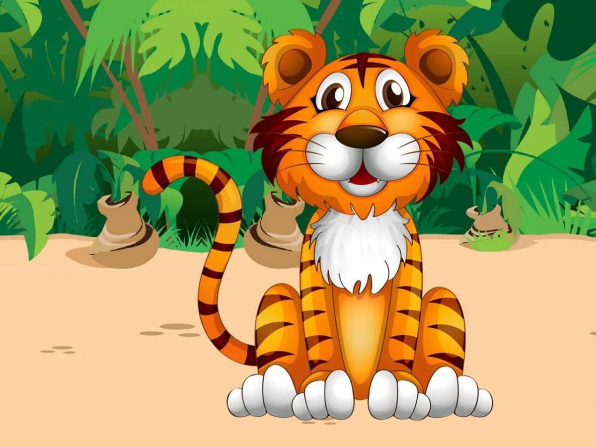 Тигр для детей #26