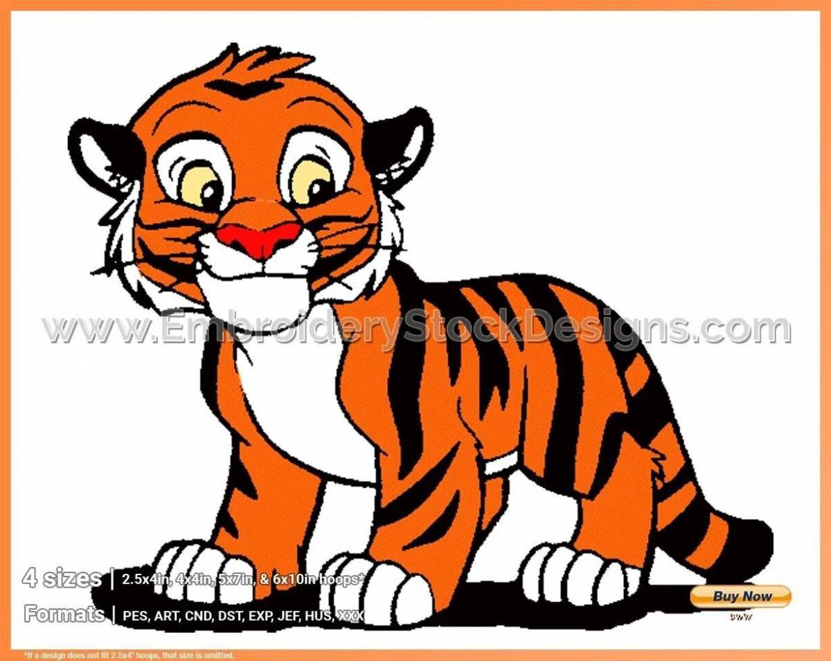 Тигр для детей #34
