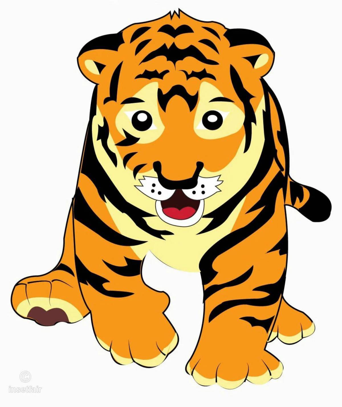 Тигр для детей #35