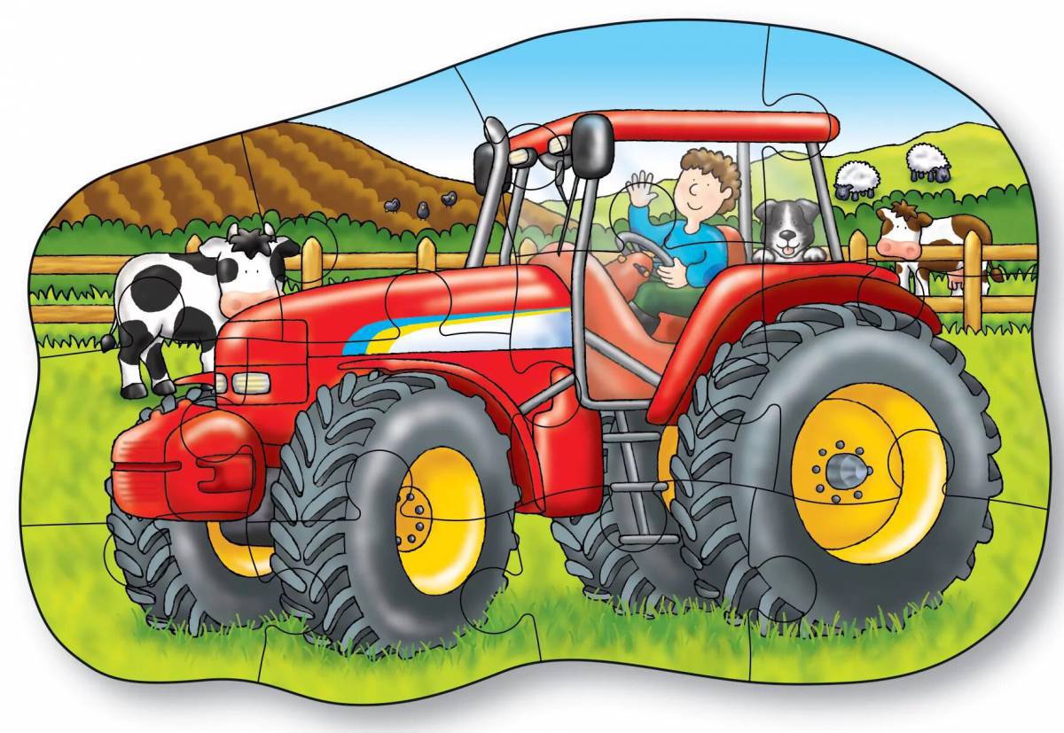 Трактор для детей #12