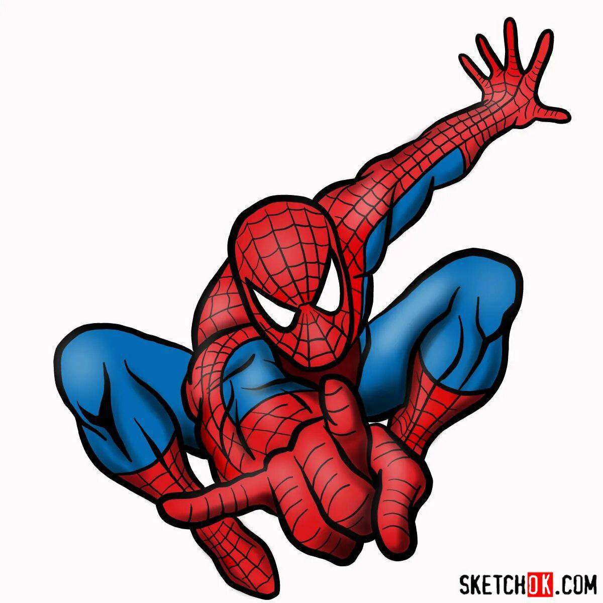 Человек паук для детей #30