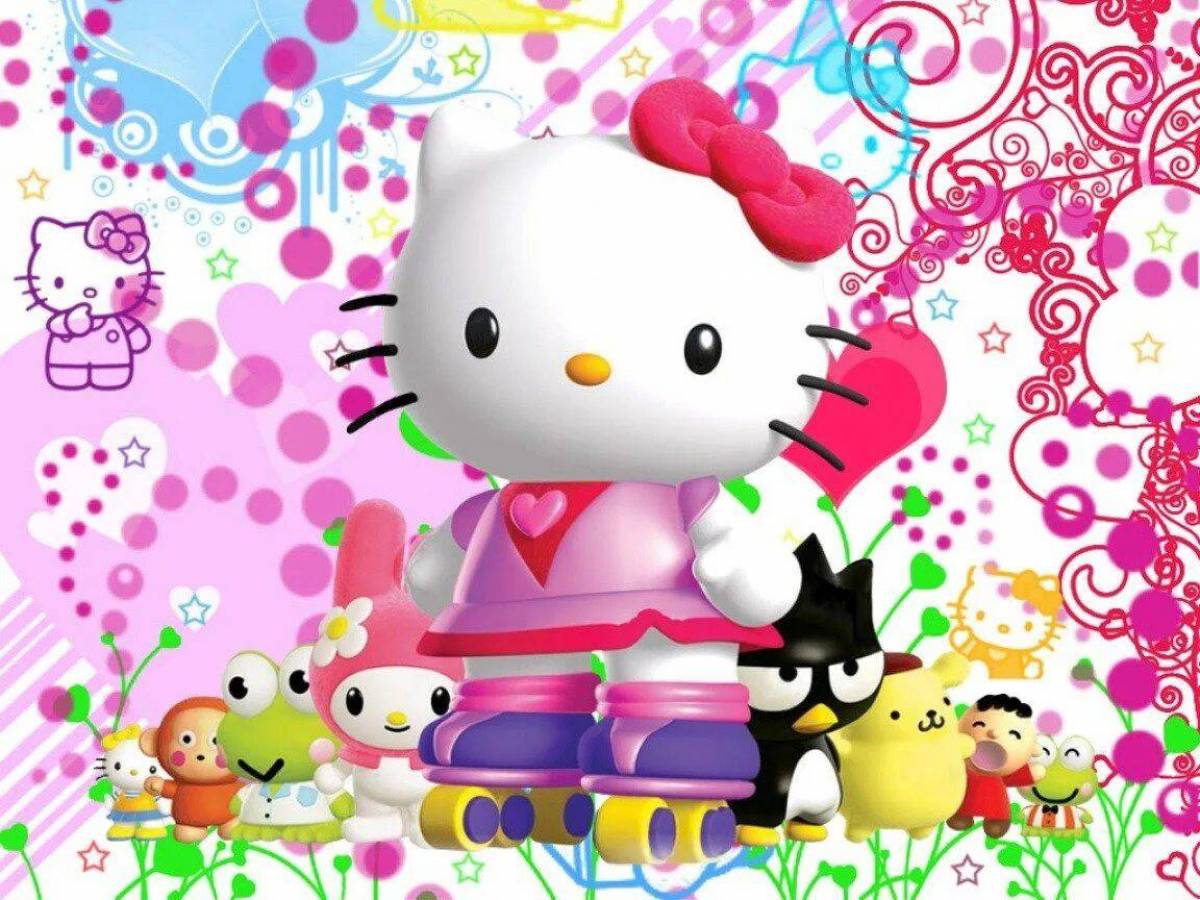 Hello kitty s. Хелло. Хэллоу Китти. Хелло Китти френдс. Китти Хеллоу Китти.