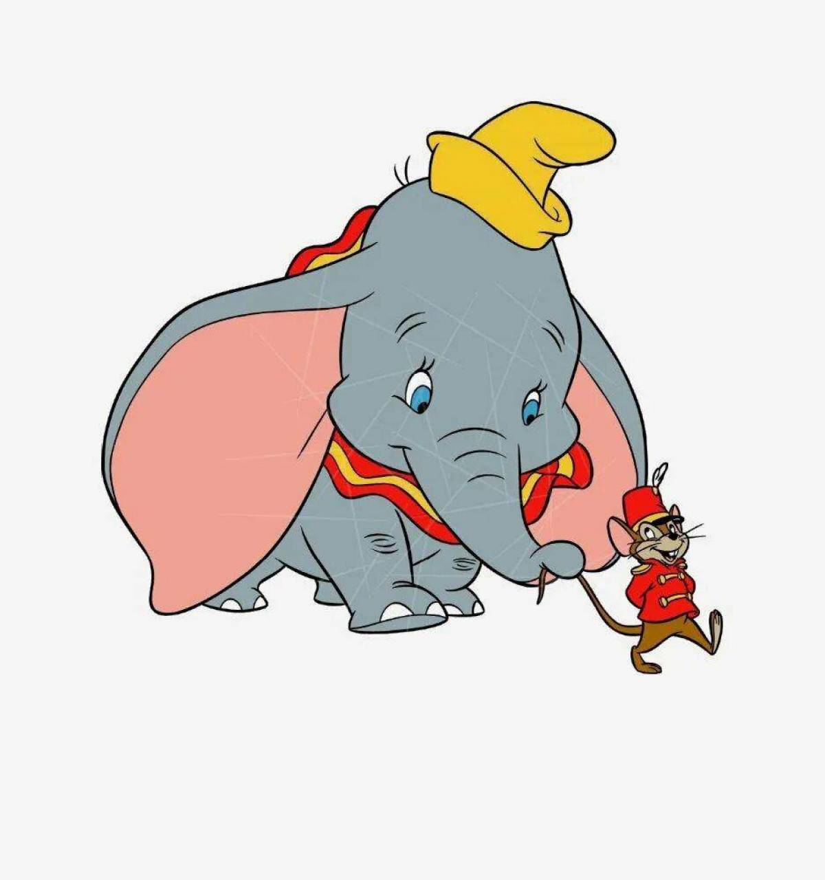 Друзья слоник. Герои мультика Дамбо.
