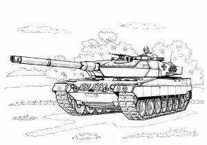 Раскраска танки для мальчиков #6 #10149