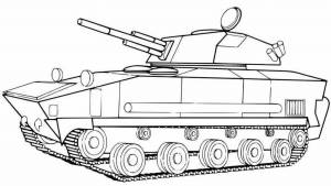 Раскраска танки для мальчиков #25 #10168