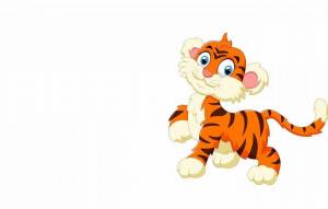 Раскраска тигр для детей #5 #10187