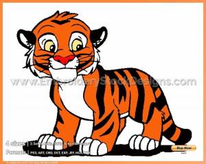 Раскраска тигр для детей #34 #10216