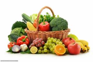Раскраска фрукты и овощи #4 #10968