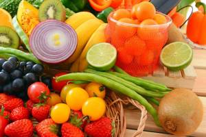Раскраска фрукты и овощи #24 #10988