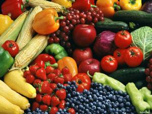 Раскраска фрукты и овощи #25 #10989