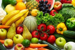 Раскраска фрукты и овощи #30 #10994