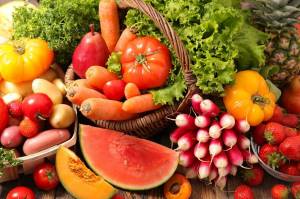 Раскраска фрукты и овощи #31 #10995