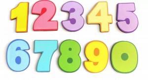 Раскраска цифры для детей #1 #11342
