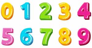 Раскраска цифры для детей #2 #11343