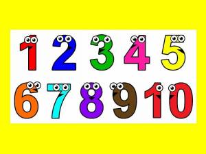 Раскраска цифры для детей #4 #11345