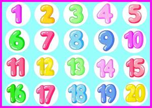 Раскраска цифры для детей #7 #11348