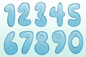 Раскраска цифры для детей #14 #11355