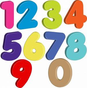 Раскраска цифры для детей #37 #11378