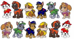 Раскраска щенячий патруль для детей #36 #11711