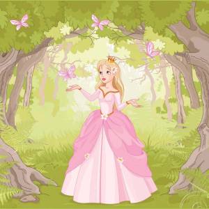 Раскраска принцессы для детей #22 #8030