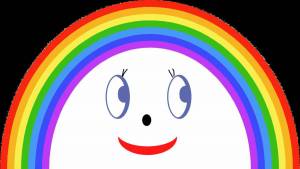 Раскраска радуга для детей #4 #8101