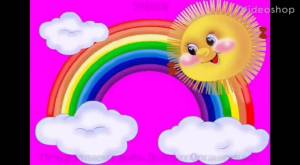 Раскраска радуга для детей #17 #8114