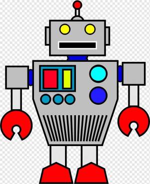 Раскраска робот для детей #30 #8478