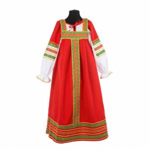 Раскраска русский костюм народный #3 #8700