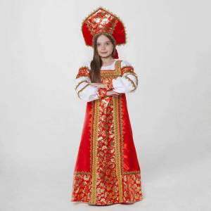Раскраска русский костюм народный #28 #8725