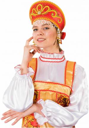 Раскраска русский костюм народный #37 #8734