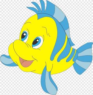 Раскраска рыбка для детей #2 #8765