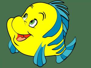 Раскраска рыбка для детей #4 #8767