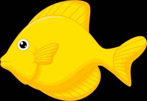Раскраска рыбка для детей #5 #8768