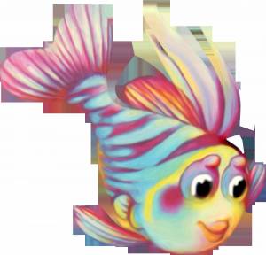 Раскраска рыбка для детей #22 #8785