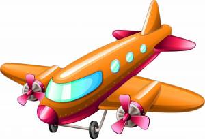 Раскраска самолет для детей #7 #8909