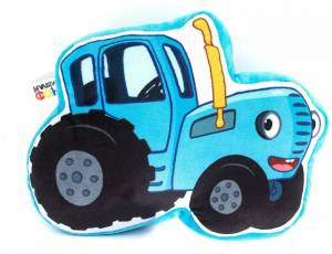 Раскраска синий трактор для малышей #7 #9009