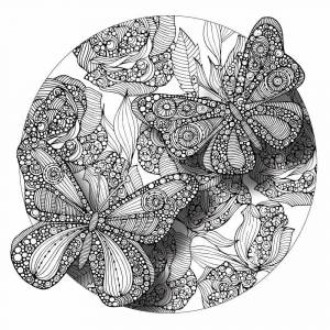 Раскраска сложные и красивые #8 #9218