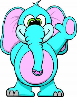 Раскраска слоник #10 #9258