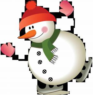 Раскраска снеговик для детей #14 #9363