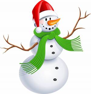 Раскраска снеговик для детей #15 #9364