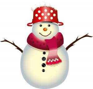 Раскраска снеговик для детей #16 #9365