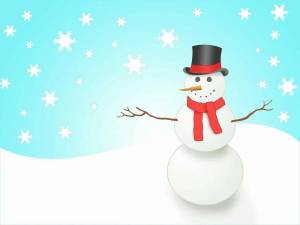 Раскраска снеговик для детей #19 #9368