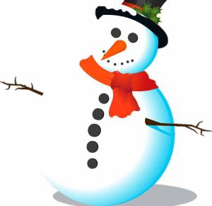 Раскраска снеговик для детей 3 4 лет #5 #9387