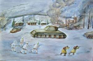 Раскраска сталинградская битва для детей #28 #9925