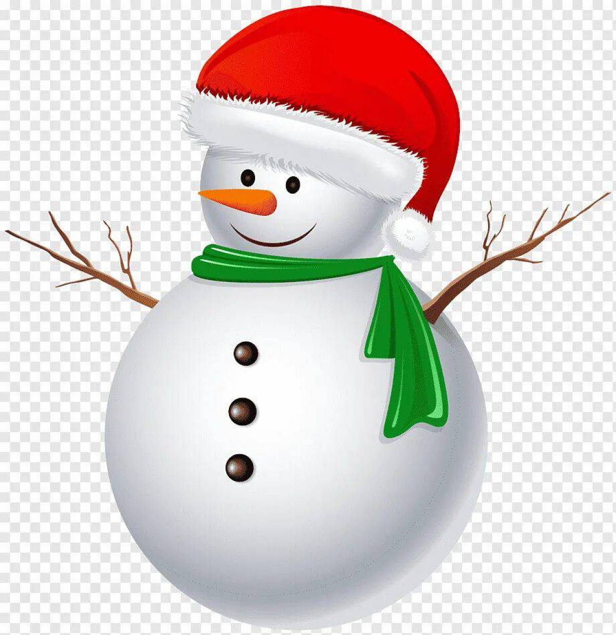 Снеговик для детей #31