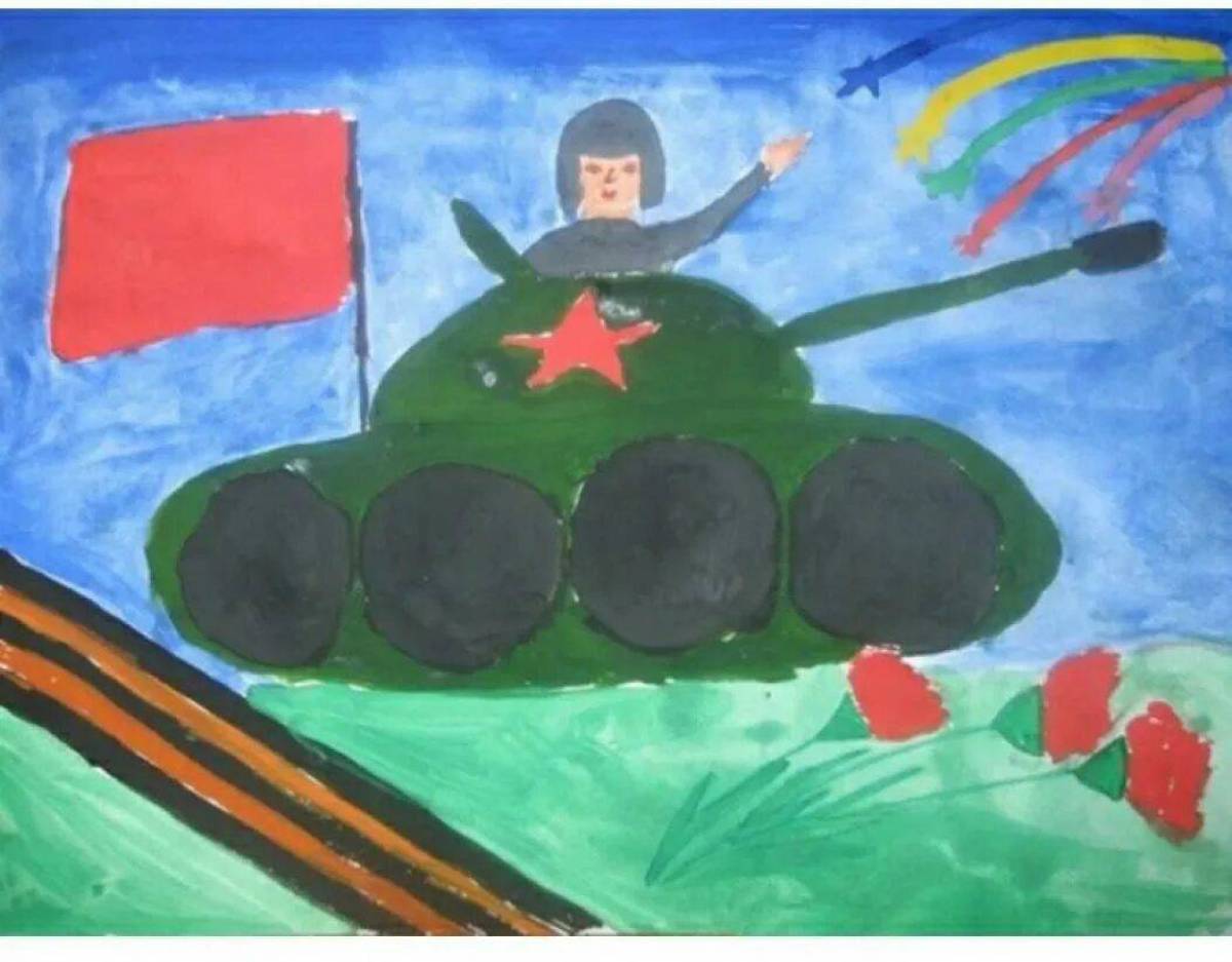 День победы 3 4 года. Рисование к 23 февраля. Военная тематика для детей. Рисунки на военную тему. Рисунок ко Дню защитника Отечества.