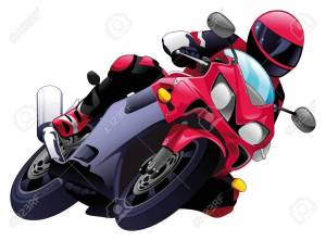 Раскраска мотоцикл для детей #11 #116005