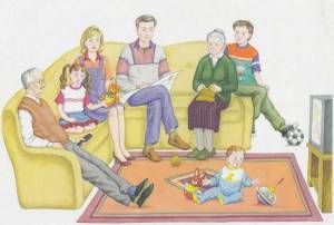 Раскраска моя семья для детей #36 #116173